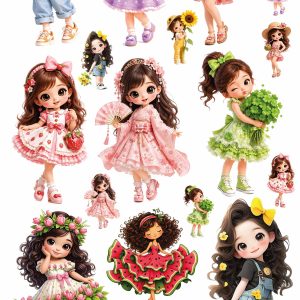 DTF CUTE GIRL PACK 02